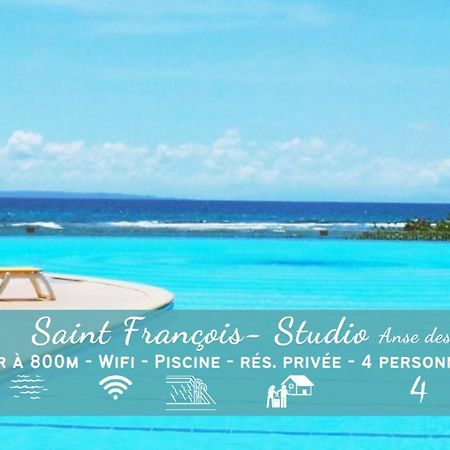 Chaleureux Studio Les Alizes: Cozy 4-Person Residence with Full Amenities Saint-Francois  Exterior photo